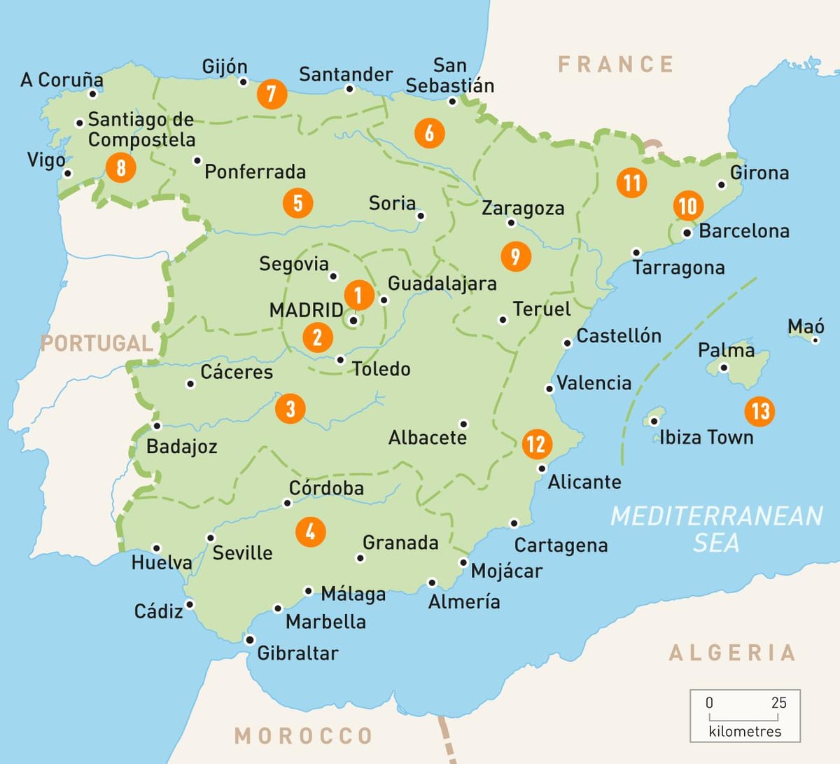 ನಕ್ಷೆ ಪ್ರದೇಶದಲ್ಲಿ Madrid